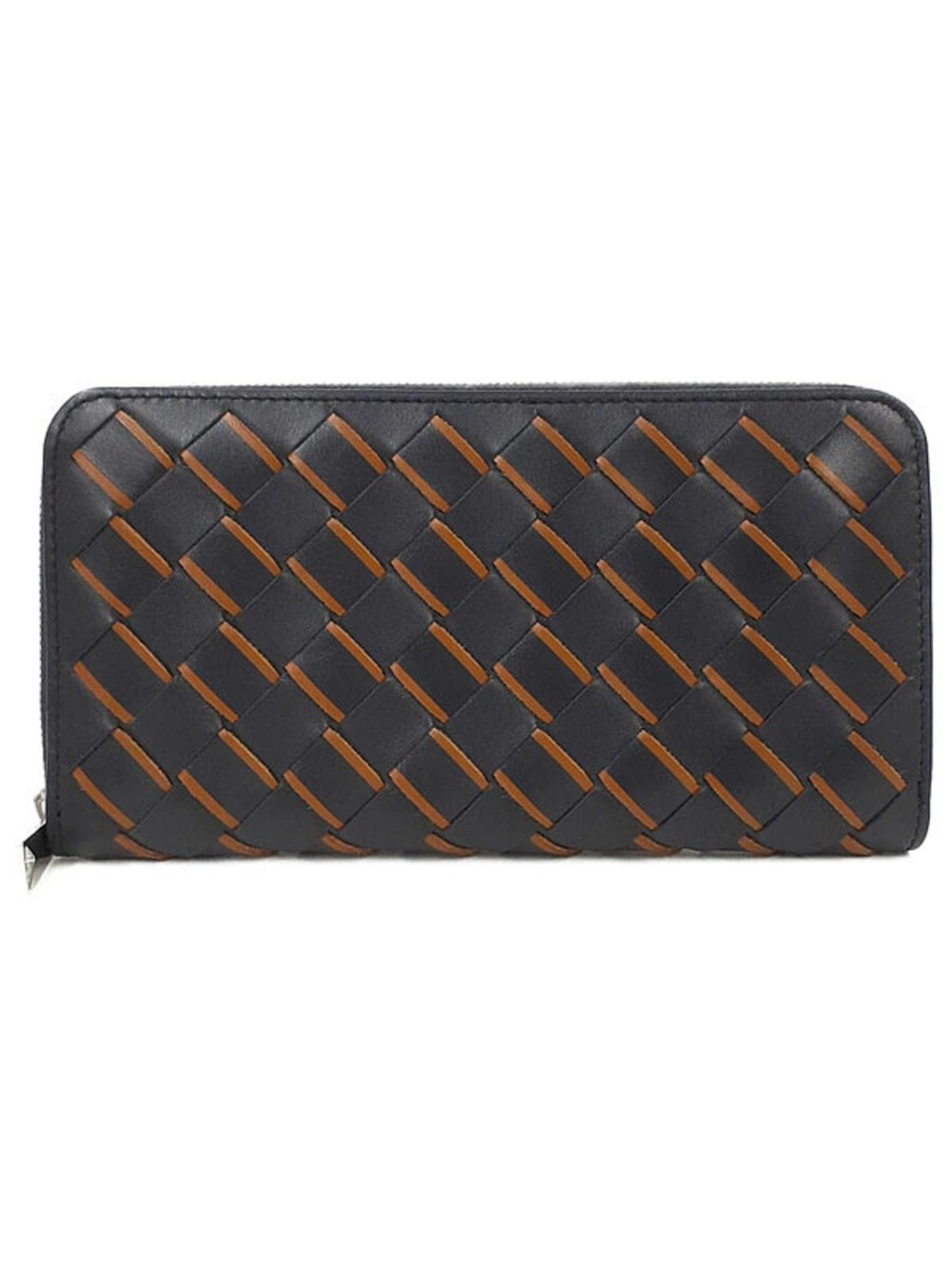 Bottega Veneta Intrecciato Zip Around Wallet Round Zipper Long